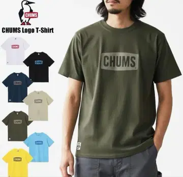 참스 로고 티셔츠 / CHUMS Logo T-Shirt M 카키