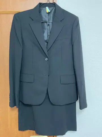 여성용 취업 정장 블랙 2버튼 [ 사이즈 9호 ]