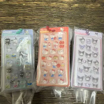 모자 꽁지 드롭 미니어처 참 가챠 3개 세트