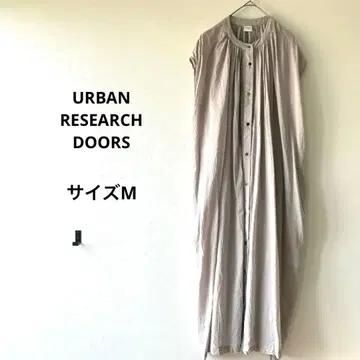 URBAN RESEARCH DOORS 슬리브리스 셔츠 원피스 M