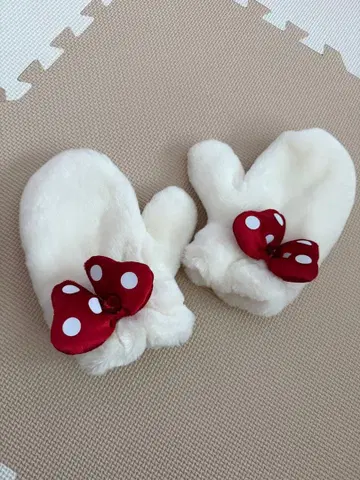 디즈니 미니 마우스 팬캡 장갑