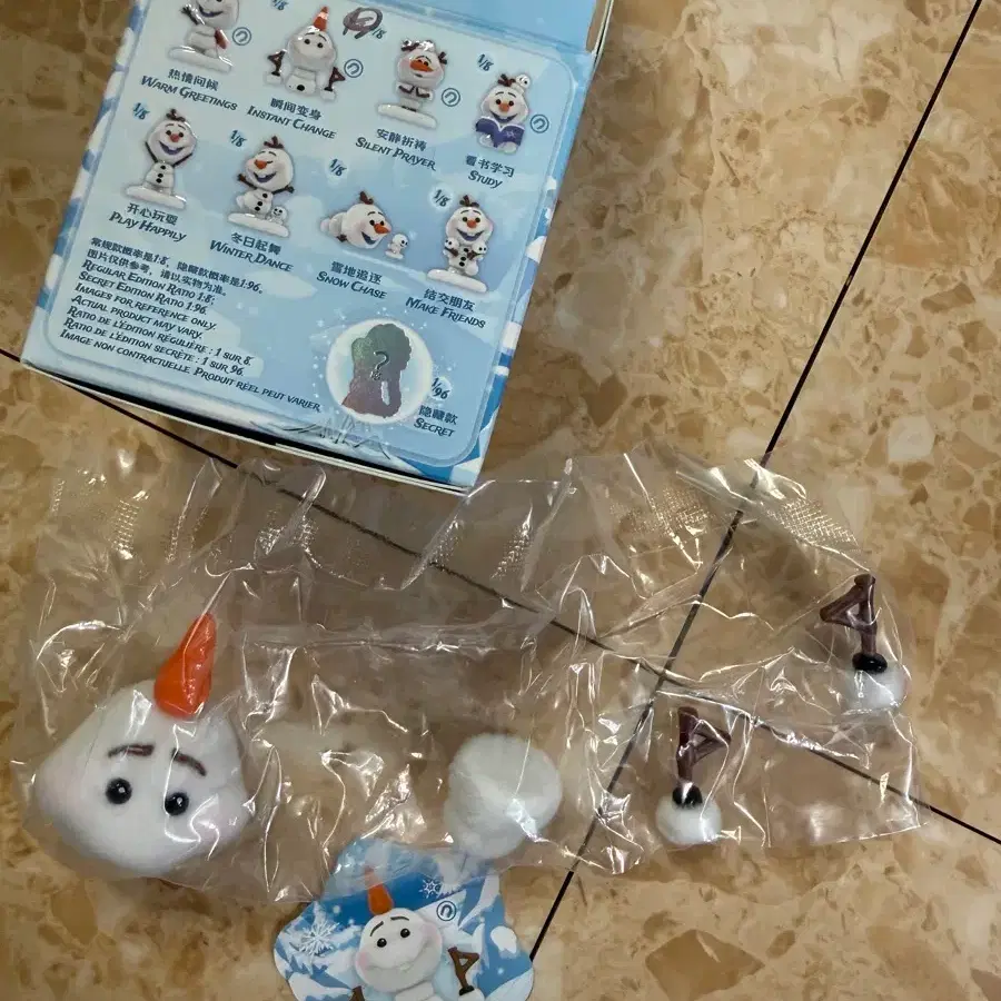 겨울왕국 올라프 피규어 미개봉