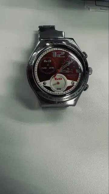 Swatch 손목시계 아이러니 크로노 플라이 메이트 (YCS483G)