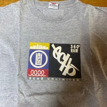 90s 빈티지 ECHO UNLIMITED 티셔츠 그레이 XL