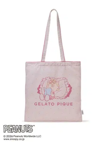 새상품 GELATO PIQUE PEANUTS 토트백