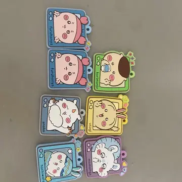 치이카와 SNS풍 러버 키링 8종 세트
