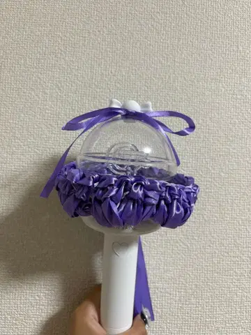 응원봉 커스텀 부품 보라색