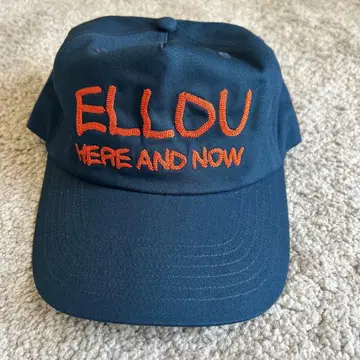 elldu 네이비 코튼 야구 모자