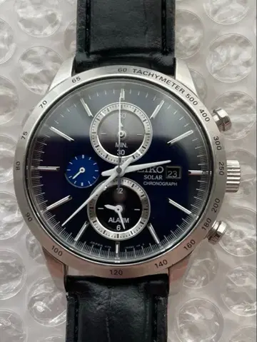 세이코 SEIKO 남성용 손목시계 크로노그래프 솔라
