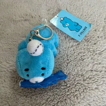 홋카이도 니혼햄 파이터즈 샤케마루를 문 에후탄 봉제 인형 키체인