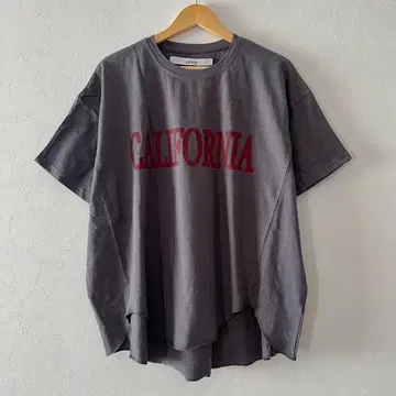 리브라 CALIFORNIA 로고 T셔츠 그레이