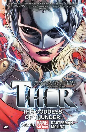 MARVEL THOR:THE GODDESS OF THUNDER (PB) 1