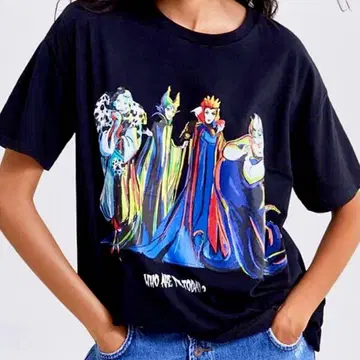 ZARA 디즈니 빌런즈 프린트 티셔츠