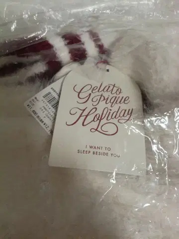 gelato pique Holiday 가디건 하트 샤기