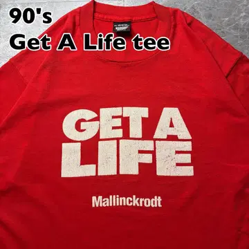 90s Get A Life 기업 티셔츠 USA제 싱글