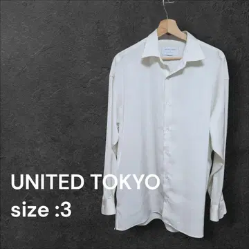 UNITED TOKYO 긴팔 셔츠 화이트 사이즈 3