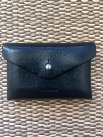 Hender Scheme 가죽 카드 케이스 블랙