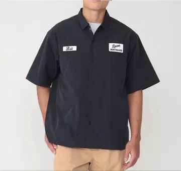 Danner 워크 셔츠 반팔 네이비 L