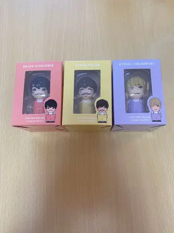 나니와단시 니시하타 다이고 나가오 켄토 타카하시 쿄헤이 손가락 인형