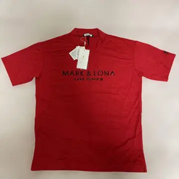 MARK & LONA 남성용 46 반팔 셔츠 레드