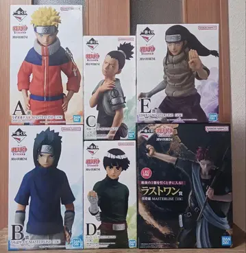 나루토 NARUTO 제일복권 중급닌자 시험 피규어 개봉품 6체 묶음 판매
