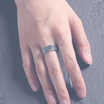1만 1000엔 YArKA rectangle design 반지 15호