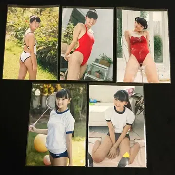 쿠로미야 레이 L판 사진 5장 세트