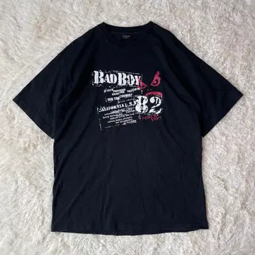 90s y2k BADBOY 캘리포니아 오버 사이즈 T 4L 블랙