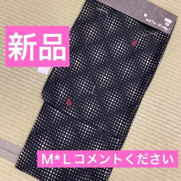 새상품 와유라쿠 유카타 블랙 베이스 도트 장미 패턴 L 사이즈 M 사이즈 신사 남성용