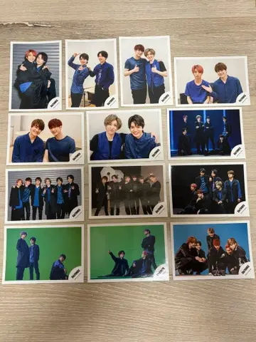 SixTONES 공식 사진 묶음 판매 13장 세트
