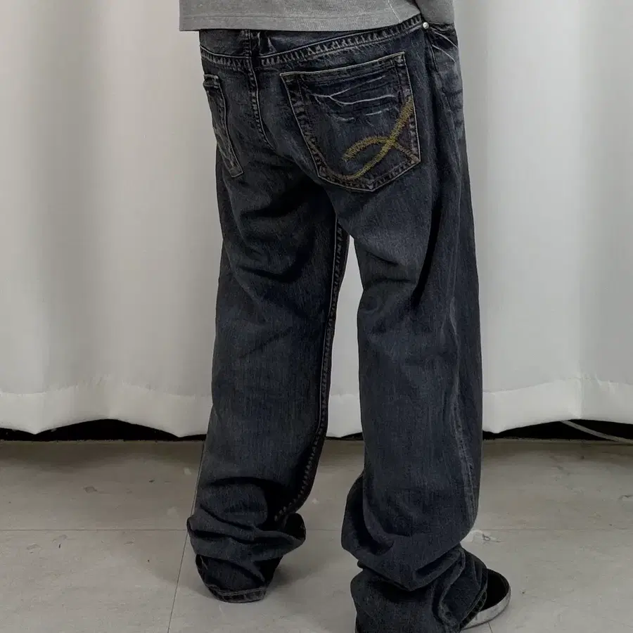 720) 36 702Vegas 빈티지 워싱 데님/청바지