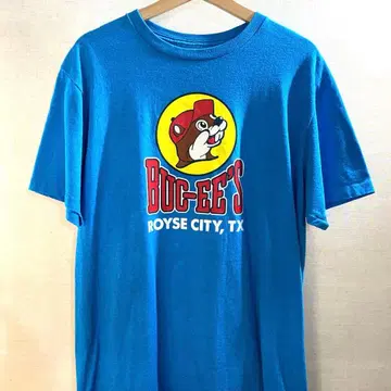 US 구제 의류 T셔츠 / Buc-ee's 블루 USA제