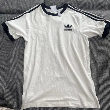 adidas 아디다스 반팔 티셔츠 화이트 블랙 S