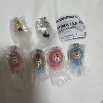 KUMATAN 쿠마탄 메지루시 액세서리 전 6종 컴플리트 세트