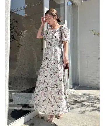 스나이델 레이온 카슈쿨 프린트 원피스 MNT 사이즈 0
