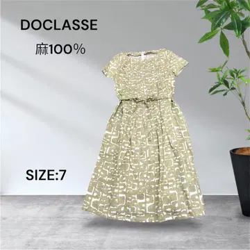 3210 DOCLASSE 린넨 100% 올 패턴 원피스 7종 이너 포함