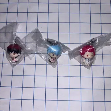 [ 미사용 새상품 ] 쿠로코의 농구 메지루시 액세서리 3종 세트 아카시 흑자 카가미