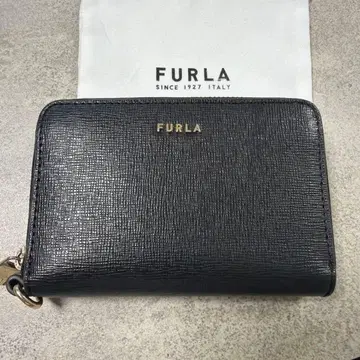 새상품급 FURLA 코인 케이스 동전 지갑 네이비