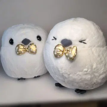 [ 새상품급 ] 복슬복슬 시마연가 반짝반짝 넥타이 2세트 <약 30cm>