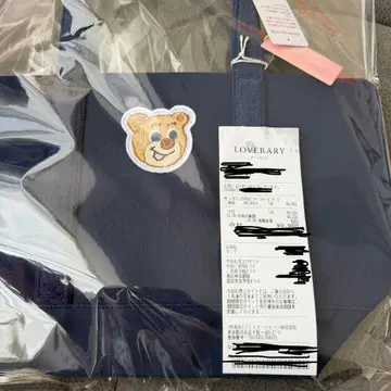 FEILER 올드 테디 와펜 토트백 네이비 L