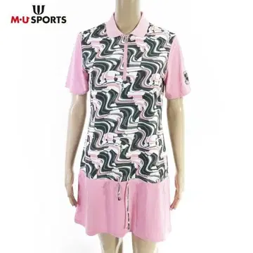 하자품 새상품 MU SPORTS 원피스 42 LOP1008 L 골프