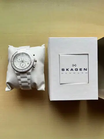 SKAGEN 세라믹 여성용 크로노그래프 C913SWXC