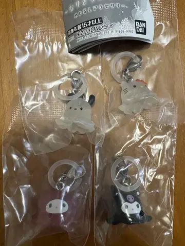 산리오 따라쟁이 문어 메지루시 액세서리 4종 세트