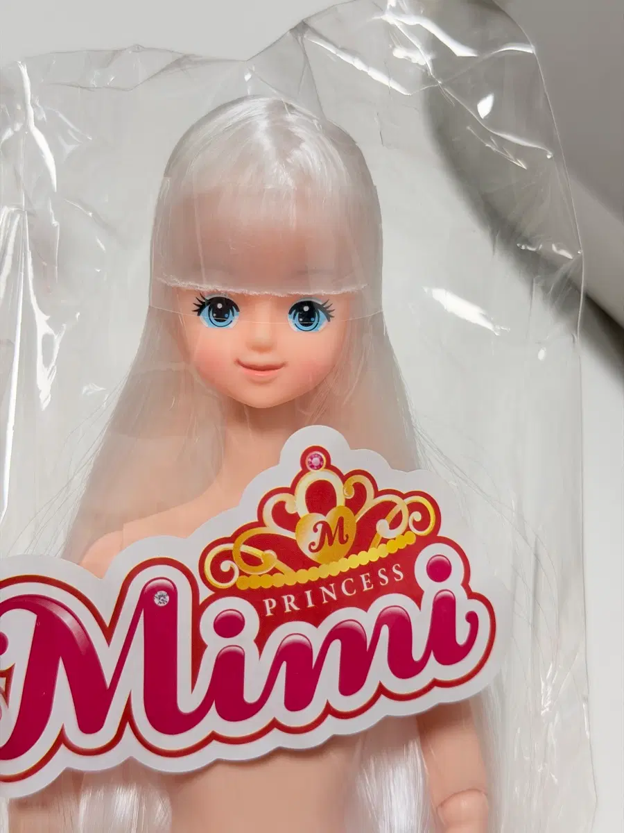 커스터마이징 커스텀 미미 팝업 백발 은발 주황 오렌지