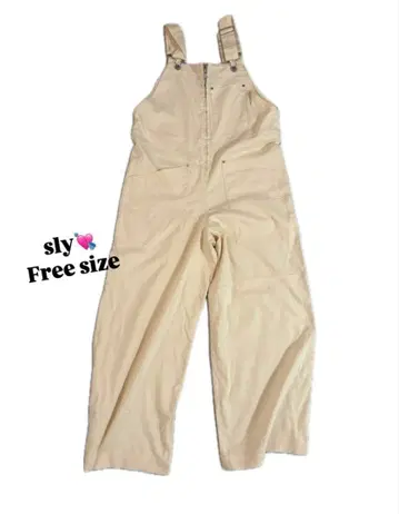 SLY 살로펫 오버롤 아이보리 Free size