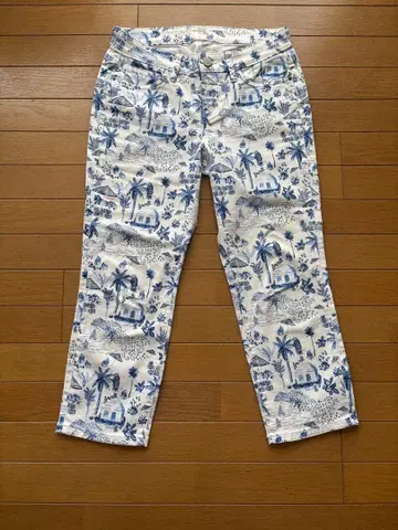 Tommy Bahama 비치 패턴 크롭 팬츠