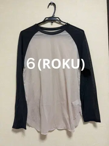 6 ROKU 시어 래글런 긴팔 티셔츠