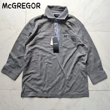 택 포함 새상품 McGREGOR 7부 소매 피케 셔츠 M 사이즈