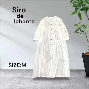 3211 Siro de labante 셔츠 원피스 화이트 M