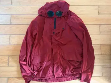 C.P. COMPANY 고글 자켓 나일론 레드